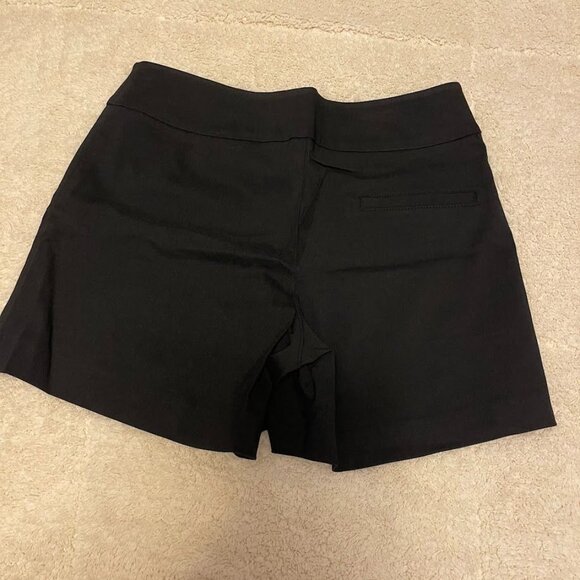 Black Womens Mid-Rise Dress Shorts M Korye Rayon/Nylon/Spandex Blend Stylish & C - Picture 5 of 8